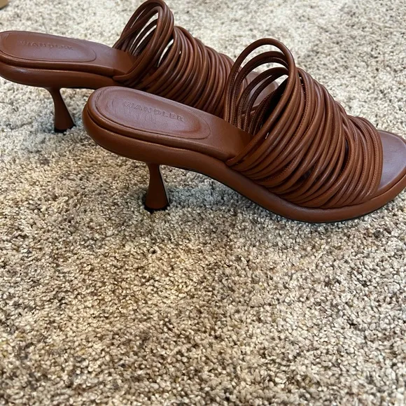 Wandler sz 40 June strappy slide sandal preowned wore 2x