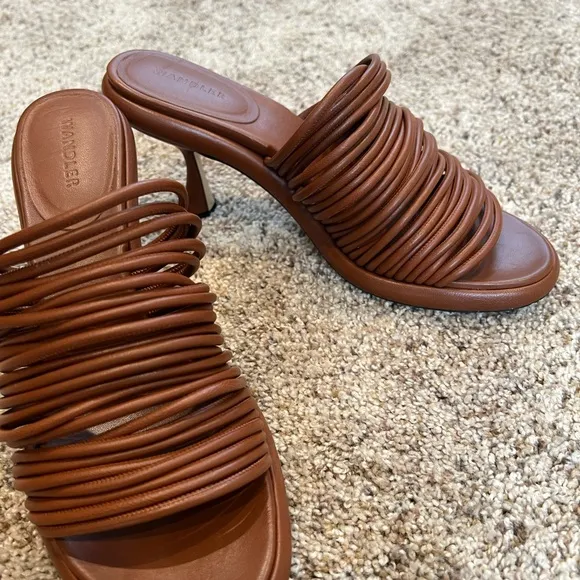 Wandler sz 40 June strappy slide sandal preowned wore 2x