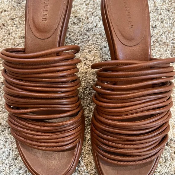 Wandler sz 40 June strappy slide sandal preowned wore 2x