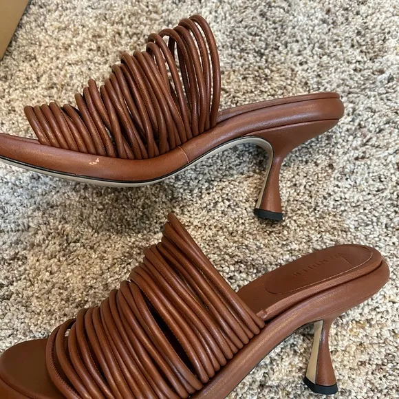 Wandler sz 40 June strappy slide sandal preowned wore 2x