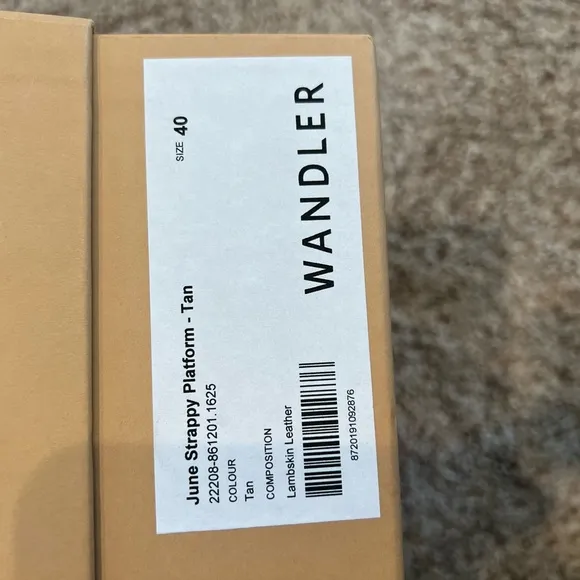 Wandler sz 40 June strappy slide sandal preowned wore 2x