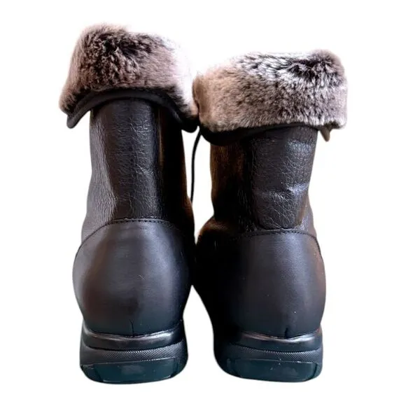 Winter faux fur The Toe Warmer Boots. Waterproof leather 5⭐️reviews size 7 W