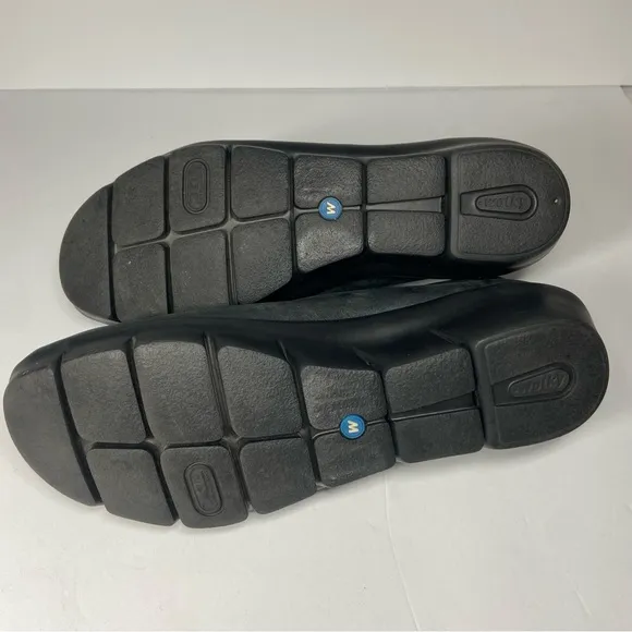 Wolky Size EU 41 US 9.5 Women’s Cursa Black Gray Metallic Slip On Shoes Comfort