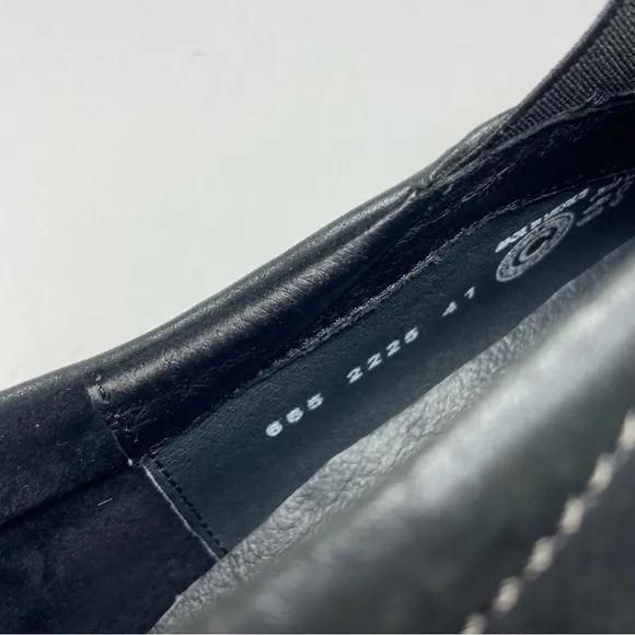 Wolky Size EU 41 US 9.5 Women’s Cursa Black Gray Metallic Slip On Shoes Comfort