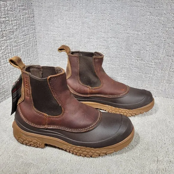 Wolverine Yak Men's Size 9.5M Brown Leather Waterproof Chelsea Work Boots W30188