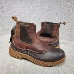 Wolverine Yak Men's Size 9.5M Brown Leather Waterproof Chelsea Work Boots W30188
