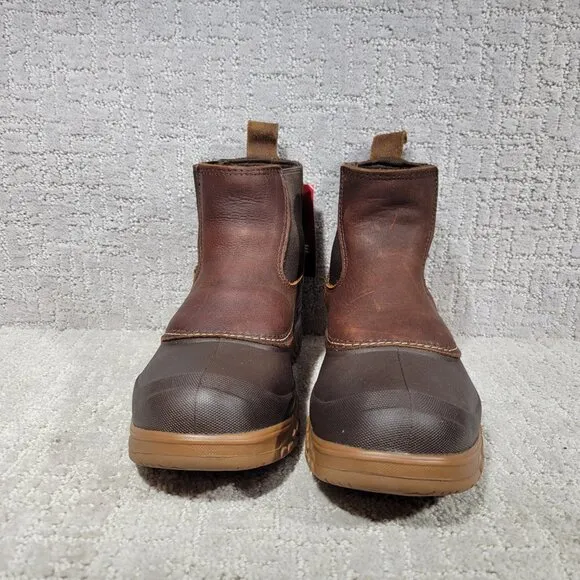 Wolverine Yak Men's Size 9.5M Brown Leather Waterproof Chelsea Work Boots W30188