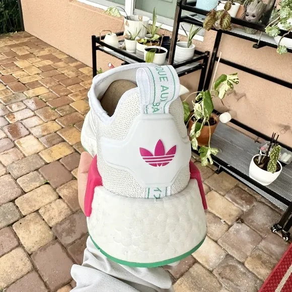 WOMEN'S Adidas NMD R1 Low White Magenta Green GZ4964