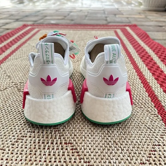 WOMEN'S Adidas NMD R1 Low White Magenta Green GZ4964
