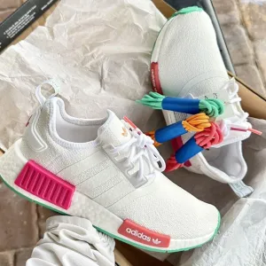 WOMEN'S Adidas NMD R1 Low White Magenta Green GZ4964