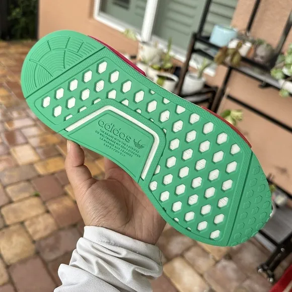 WOMEN'S Adidas NMD R1 Low White Magenta Green GZ4964