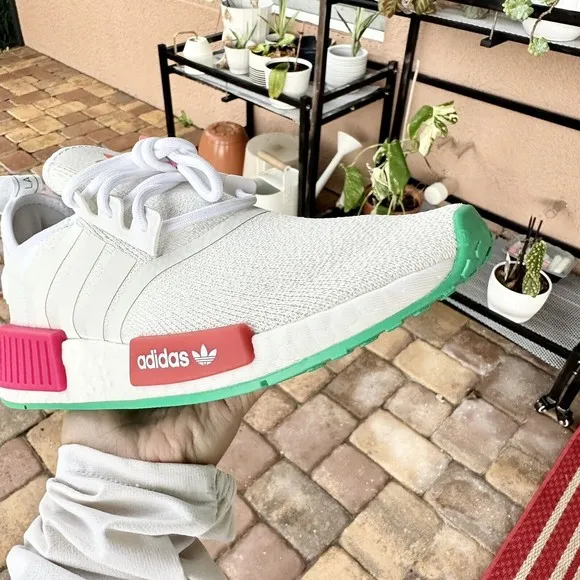 WOMEN'S Adidas NMD R1 Low White Magenta Green GZ4964