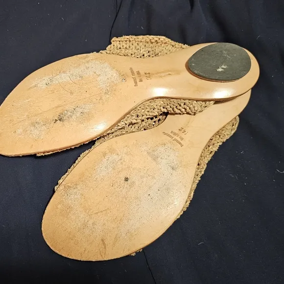 Women's Tan Woven Sandals