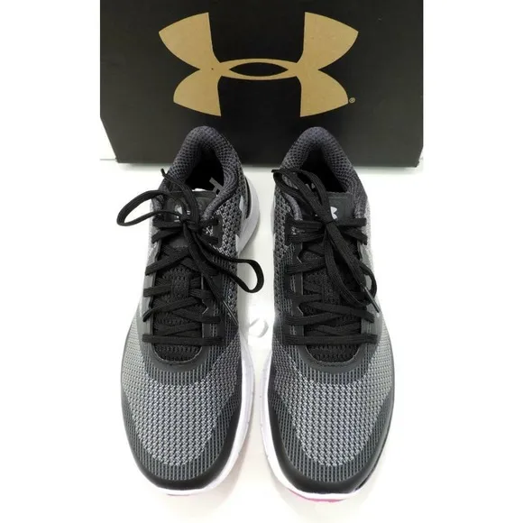 Women's Under Armour Charged Lightning Running Shoes Sneakers Black Size 6