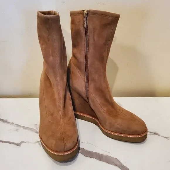 Women's Veronica‎ Beard Arlo Wedge Boots Size 9.5