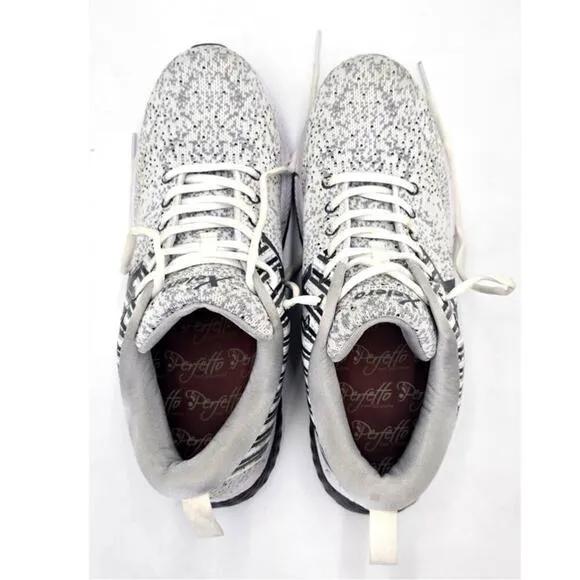 Xelero Steadfast Knit White Gray Sneakers X52806W Healthy Running Shoes Men's 10