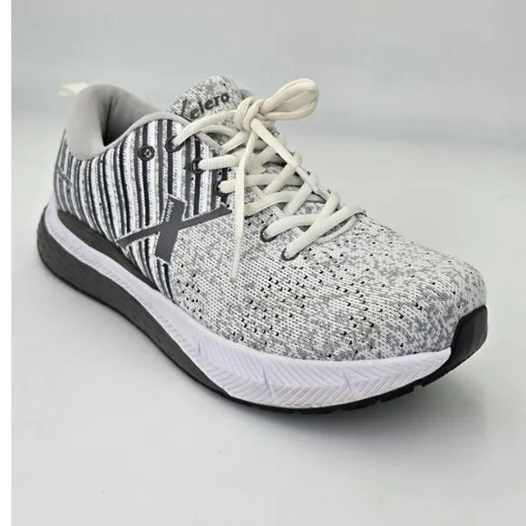 Xelero Steadfast Knit White Gray Sneakers X52806W Healthy Running Shoes Men's 10