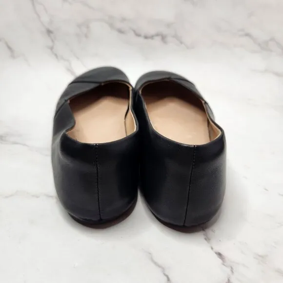 Xero Shoes Phoenix Black Leather Ballet Flats Comfort Closet Staple Women's 9