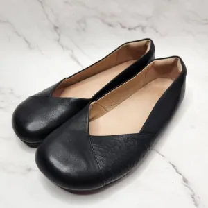 Xero Shoes Phoenix Black Leather Ballet Flats Comfort Closet Staple Women's 9