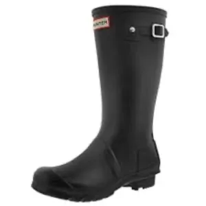 Young Hunter Black Wellington Rain Boots