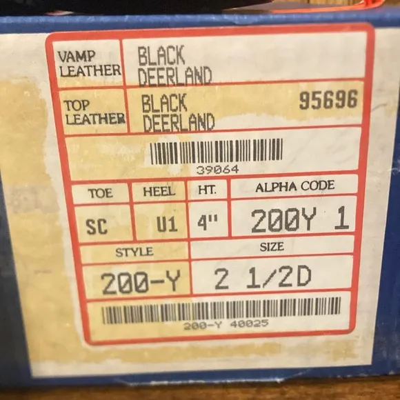 Youth Boys size 2.5 Tony Lama Black Leather Low Boots (ABBA)