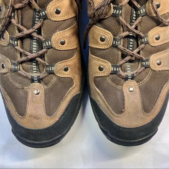 Z-COIL Back Pain Relief Coil Comfort Orthotic Therapeutic Brown Shoes, Mens 12