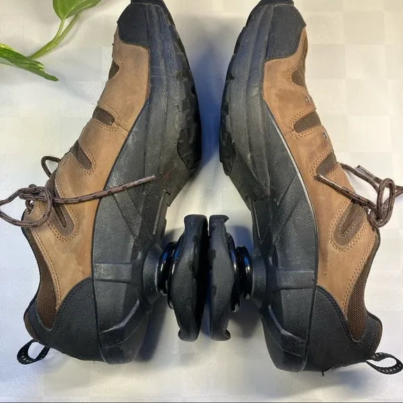Z-COIL Back Pain Relief Coil Comfort Orthotic Therapeutic Brown Shoes, Mens 12