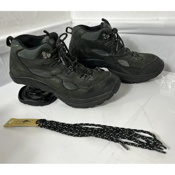 Z-Coil Outback Hiker Pain Relief Hiking Boots Shoes Black Comfort Spring Men's 9