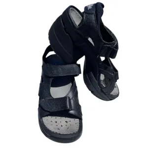 Z-Coil Sidewinder Platform Strappy Sandals Enclosed Coil Plus Women’s Size 9
