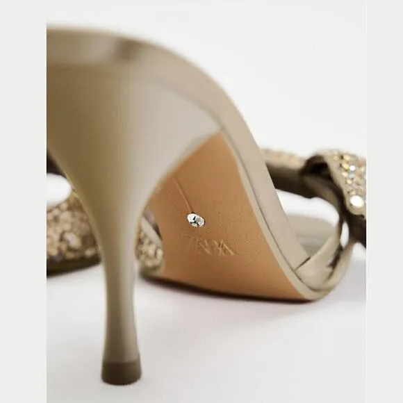 ZARA Bow Heels NWT