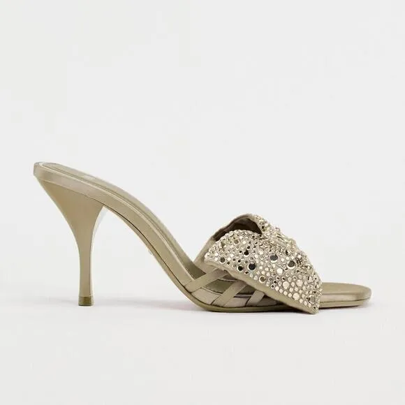 ZARA Bow Heels NWT