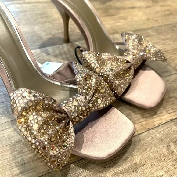 ZARA Bow Heels NWT