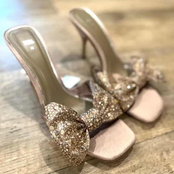 ZARA Bow Heels NWT