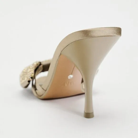 ZARA Bow Heels NWT