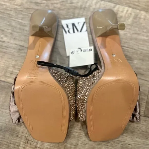 ZARA Bow Heels NWT