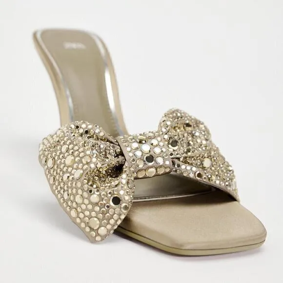 ZARA Bow Heels NWT