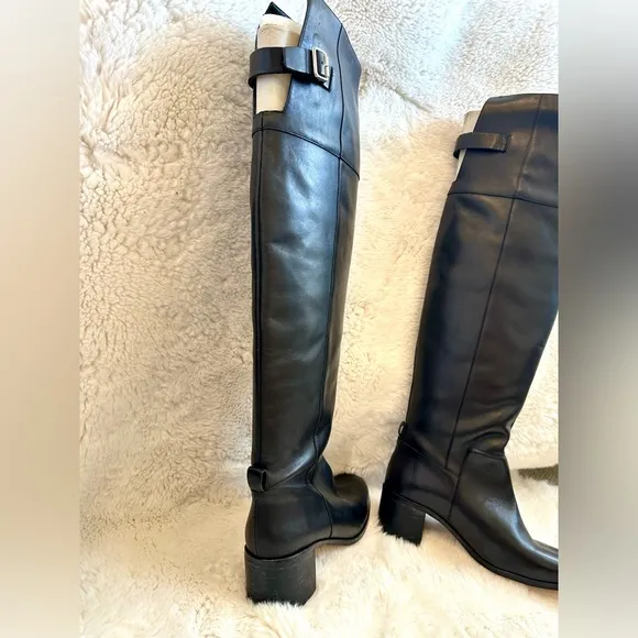 Zara Over The Knee Black Boots Brand Newsize 40 / US Size 9