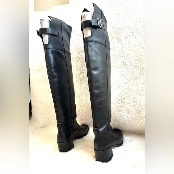 Zara Over The Knee Black Boots Brand Newsize 40 / US Size 9