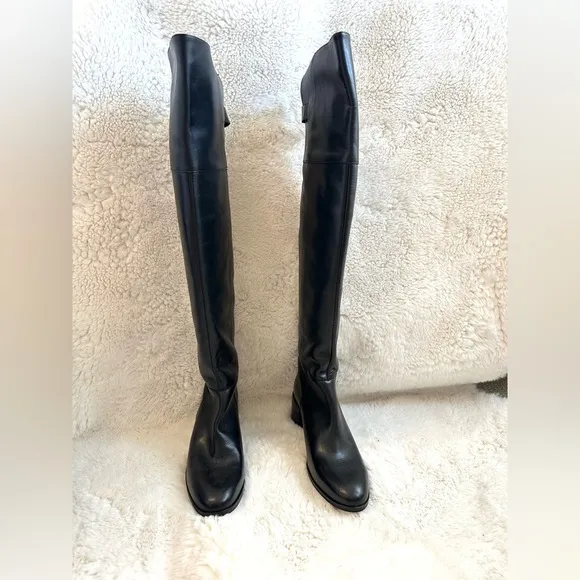 Zara Over The Knee Black Boots Brand Newsize 40 / US Size 9