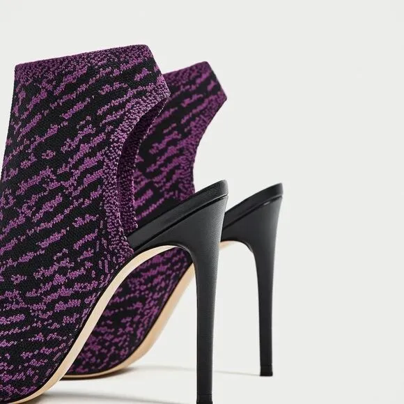 Zara Fabric Cage Sandals