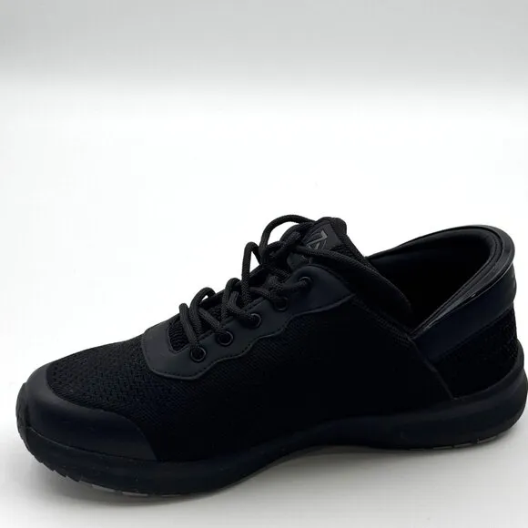 Zeba Hands-Free Mens Sneakers Jet Black Mesh 11 Comfortable Walking Shoes