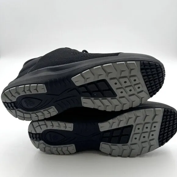 Zeba Hands-Free Mens Sneakers Jet Black Mesh 11 Comfortable Walking Shoes