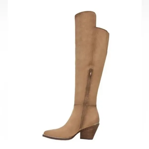 Zodiac Ronson Women's Over-The-knee Suede Western Hight-heels Boots Size 8.5M