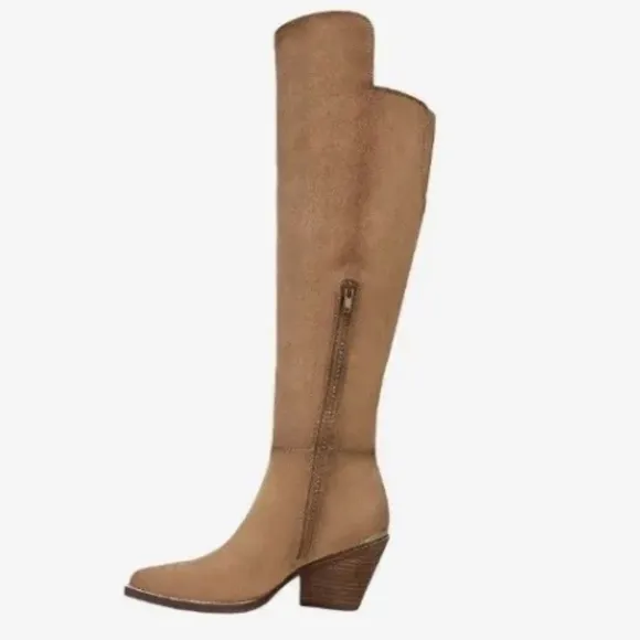 Zodiac Ronson Women's Over-The-knee Suede Western Hight-heels Boots Size 8.5M