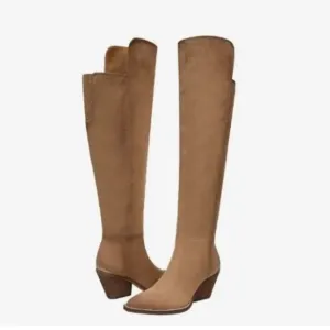 Zodiac Ronson Women's Over-The-knee Suede Western Hight-heels Boots Size 8.5M