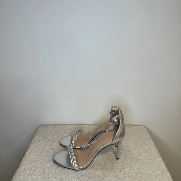 Zoe By Rachel Zoe | Ella Metallic Dress Sandals | Silver