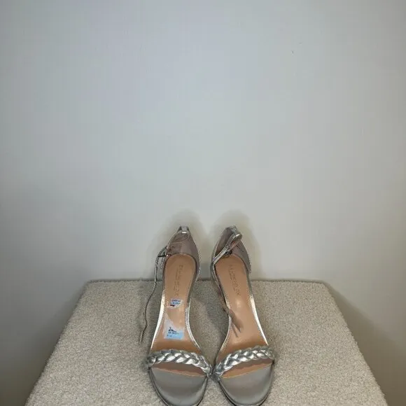 Zoe By Rachel Zoe | Ella Metallic Dress Sandals | Silver